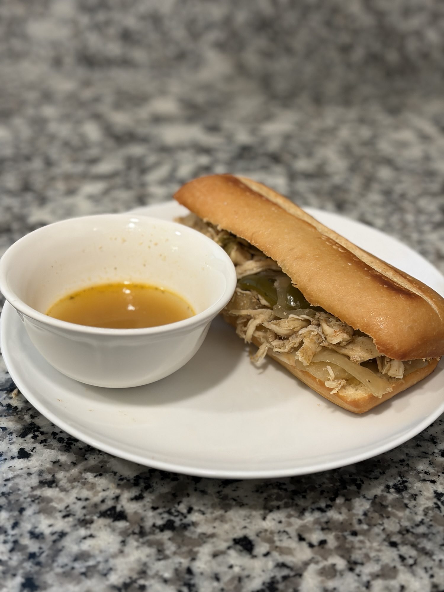 Slow Cooker Chicken Philly Cheesesteaks (Freezer Meal)
